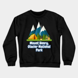 Mount Henry, Glacier National Park Crewneck Sweatshirt